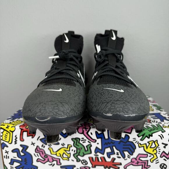 Nike Alpha Huarache NXT‎ Men’s Baseball Cleats Size US 7 DJ6517-010 Black - Picture 3 of 9